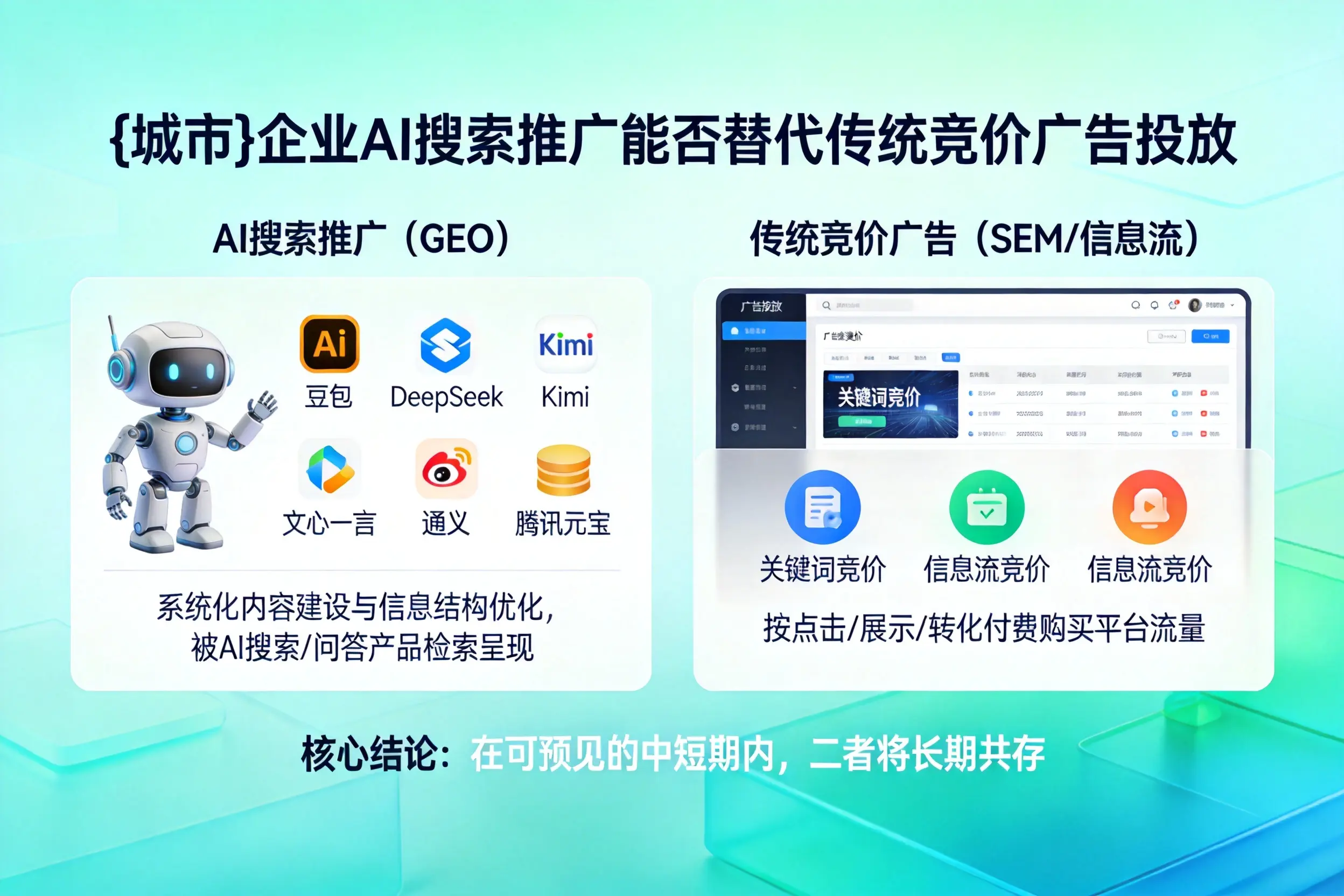 巴中企业AI搜索推广能否替代传统竞价广告投放