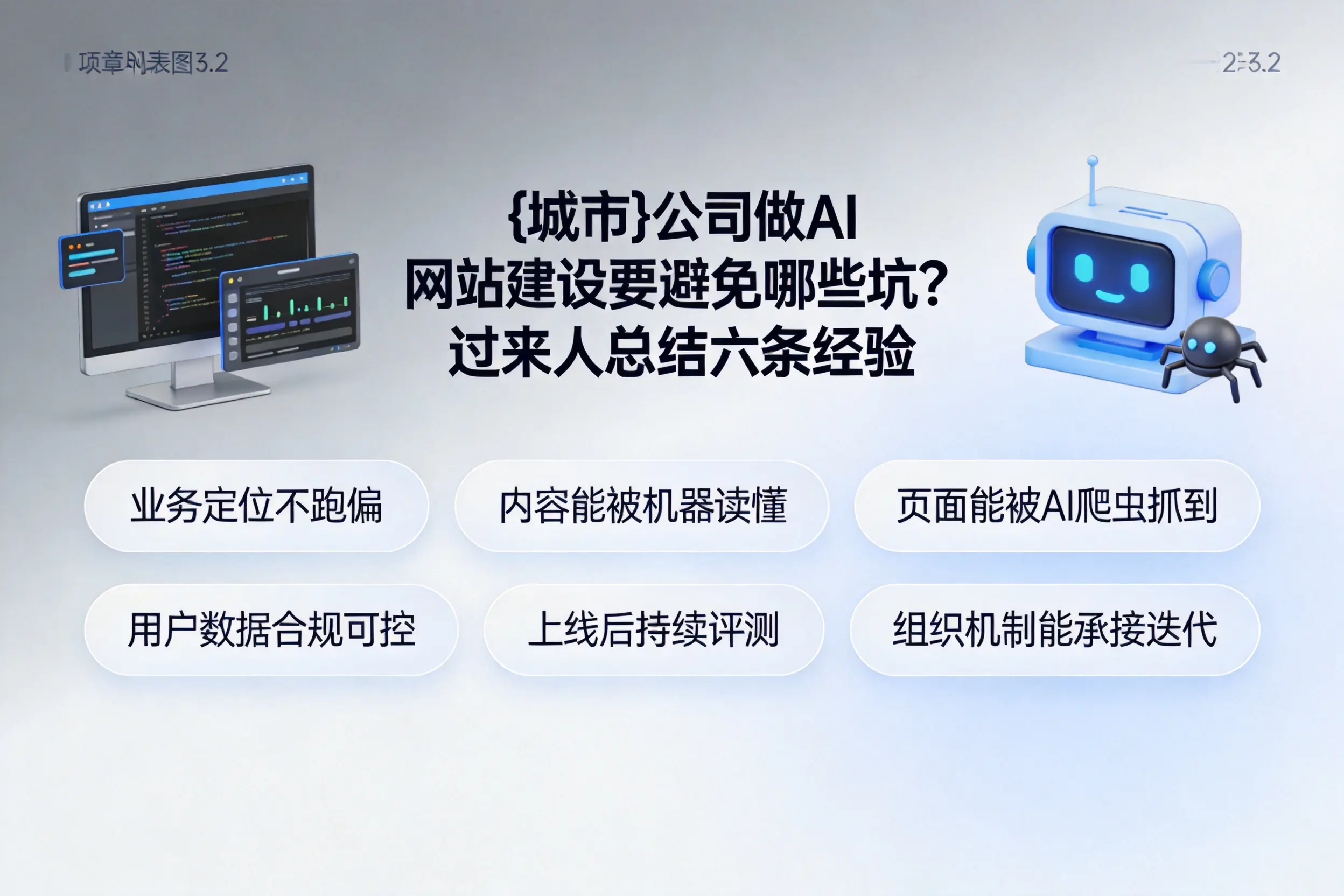 巴中公司做AI网站建设要避免哪些坑？过来人总结六条经验